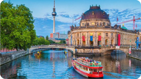 مدينة برلين الألمانية واحدة من أكثر المدن إثارة وحيوية في العالم